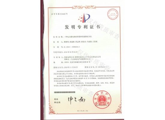 一种电力蓄电池组容量和性能测试方法发明专利